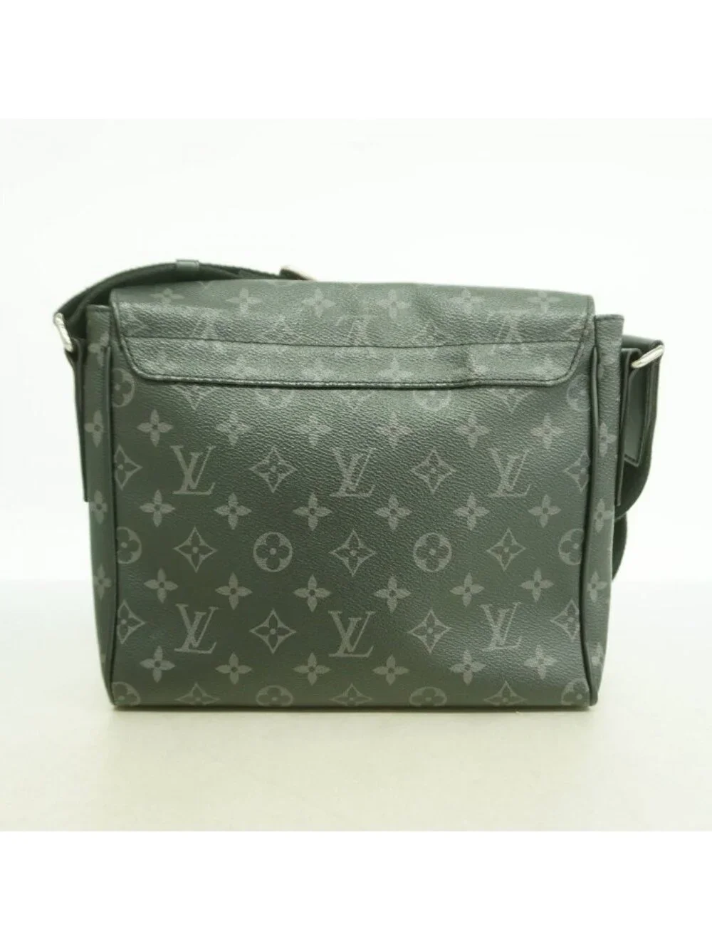 Louis Vuitton Shoulder Bag Monogram Eclipse District PM Black